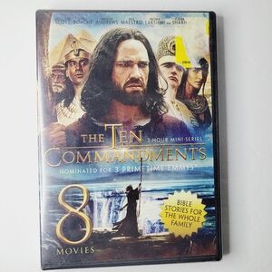 Ten Commandments NEW! 2 DVD 8 Movies Bible Stories Family, Widescreen,Emmys